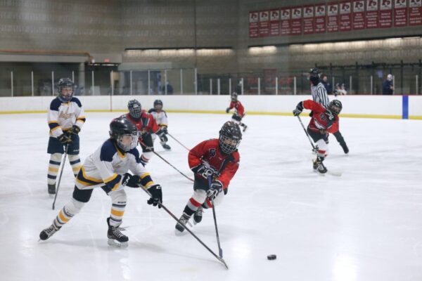 Kids Playing Hockey